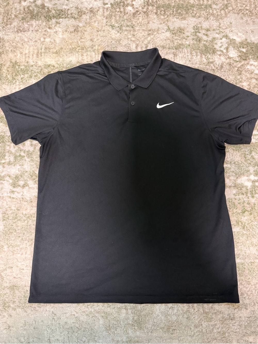 Nike Black Dri-Fit Large L Polo Golf